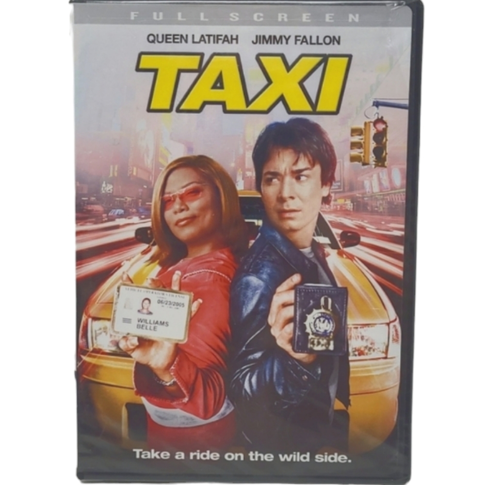 NEW SEALED DVD MOVIE "TAXI" 2004 QUEEN LATIFAH AND JIMMY FALLON - FULL SCREEN